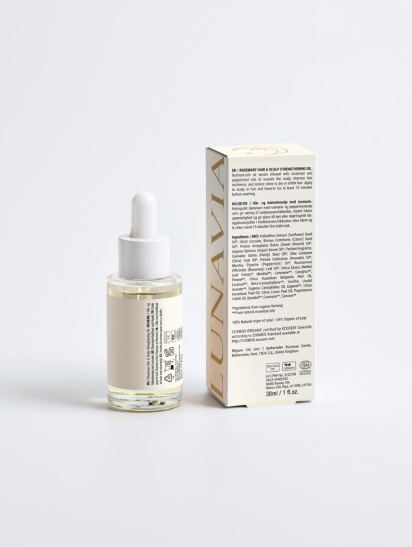 Rosemary Hair & Scalp Strengthening Oil - immagine 2