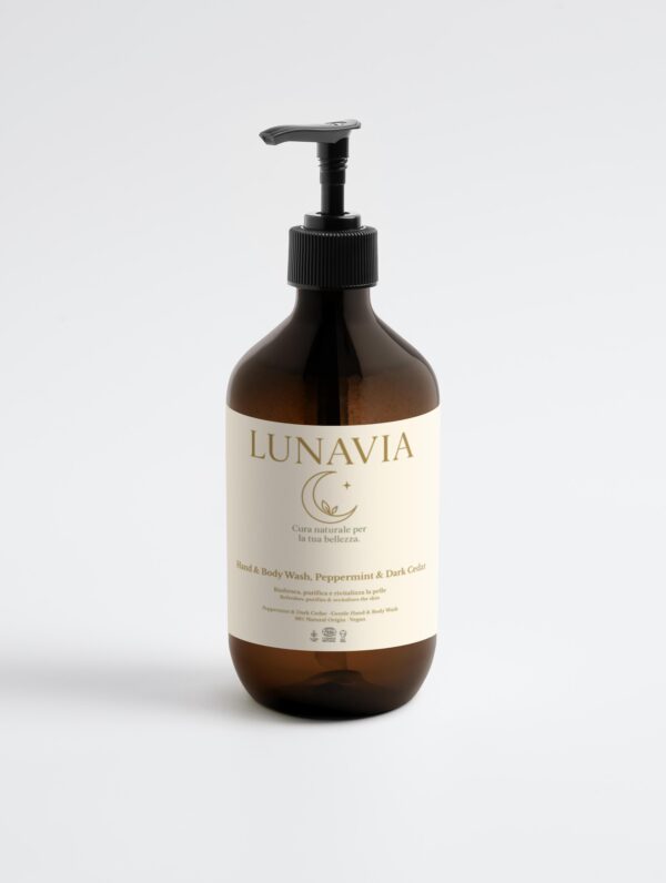 Hand & Body Wash, Peppermint & Dark Cedar - immagine 3